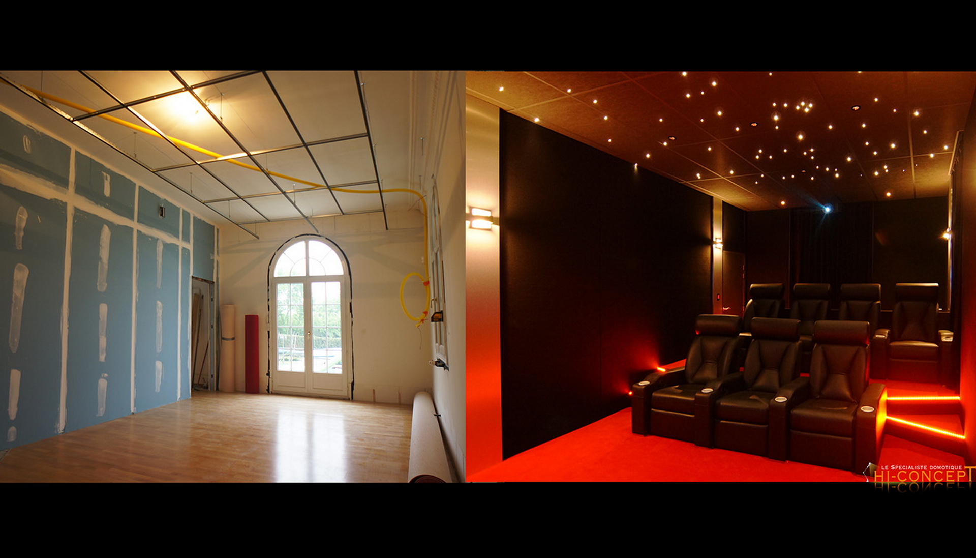 Calibration acoustique audio salle de cinéma