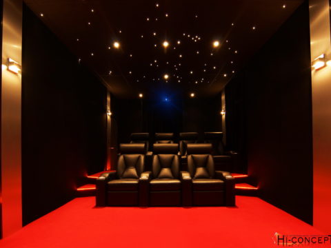 Salle de cinéma privée