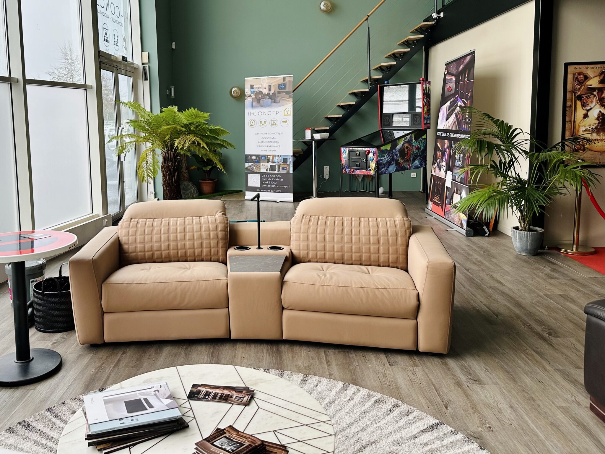 Démonstration Domotique et Éclairage Showroom Hi-Concept