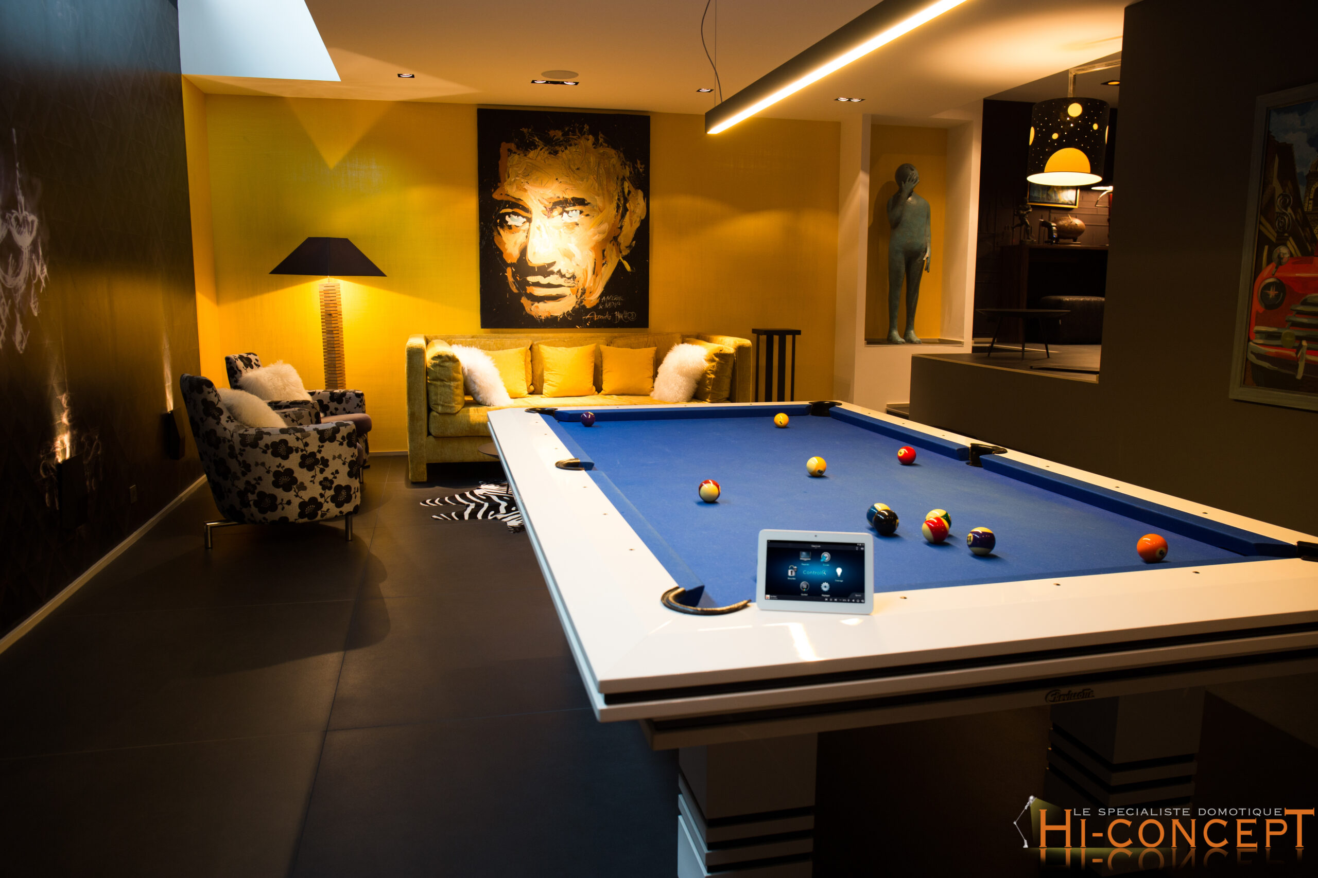 Entertainment Room Billiard Automation