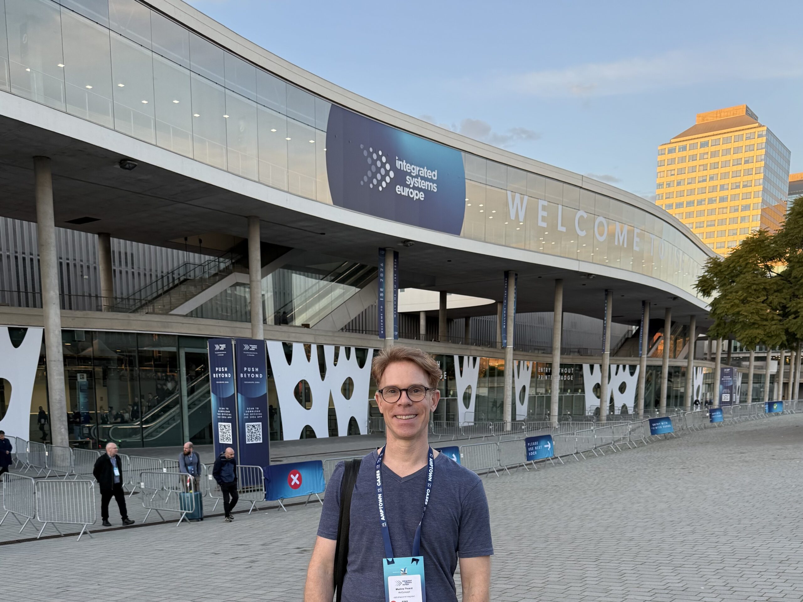 Maxime de Hi-Concept au salon ISE Barcelone 2026