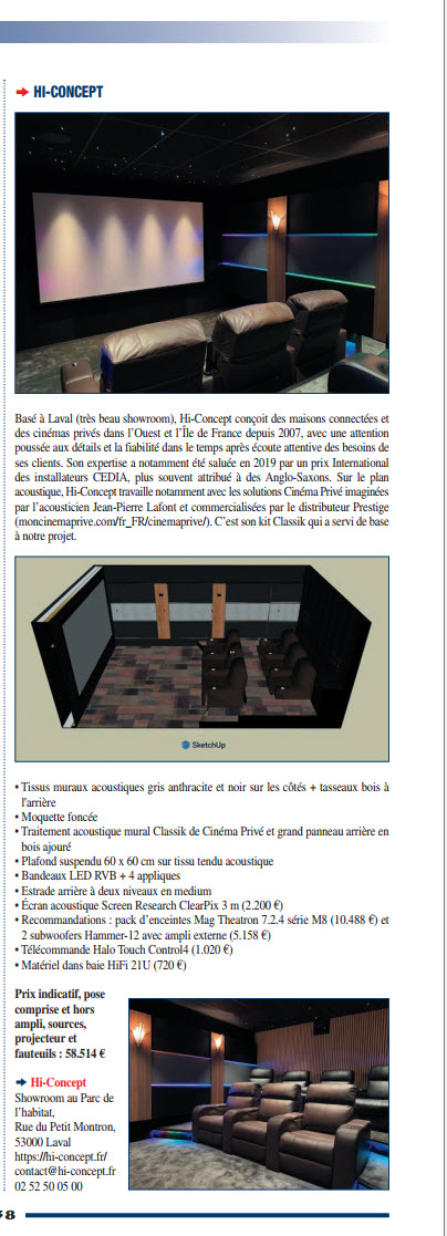Extrait de l'article Les Années Laser Hi-Concept